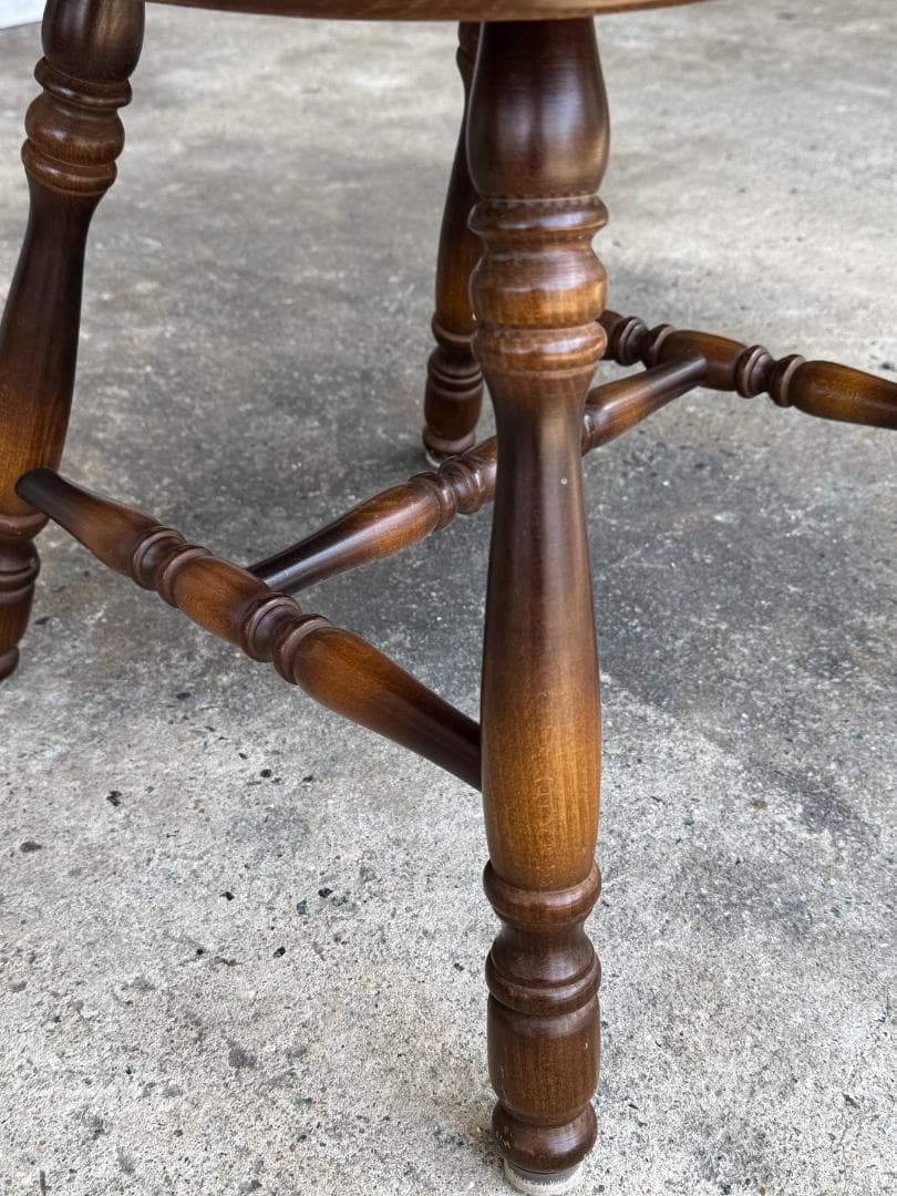 【良品】 キツツキ/アームウィンザーチェア_A　飛騨産業　籐タイプ　ヴィンテージ