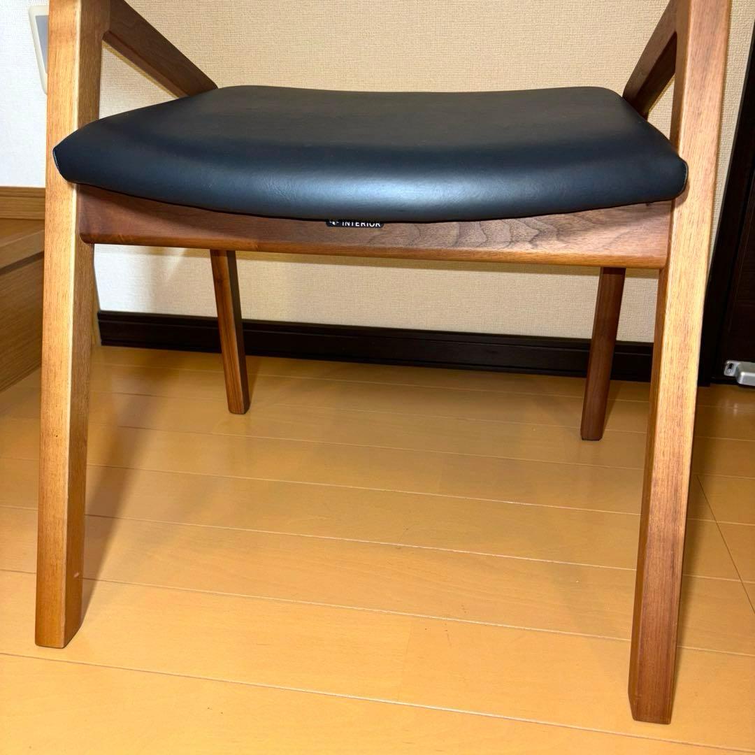 ②NAGANO INTERIOR ダイニングチェア DC-323 レザー 1脚
