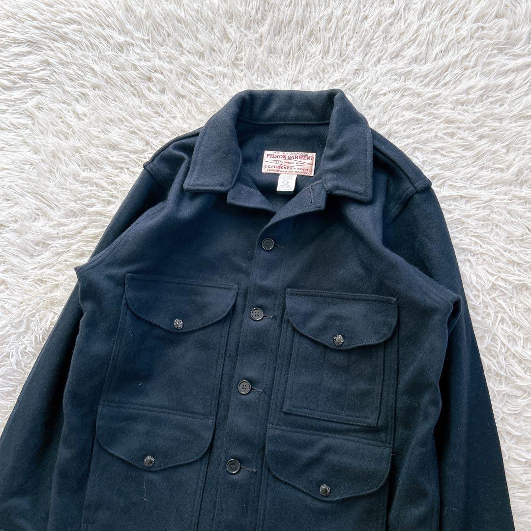 極美品　フィルソン マッキノーウールクルーザージャケットUSA製　ブラック