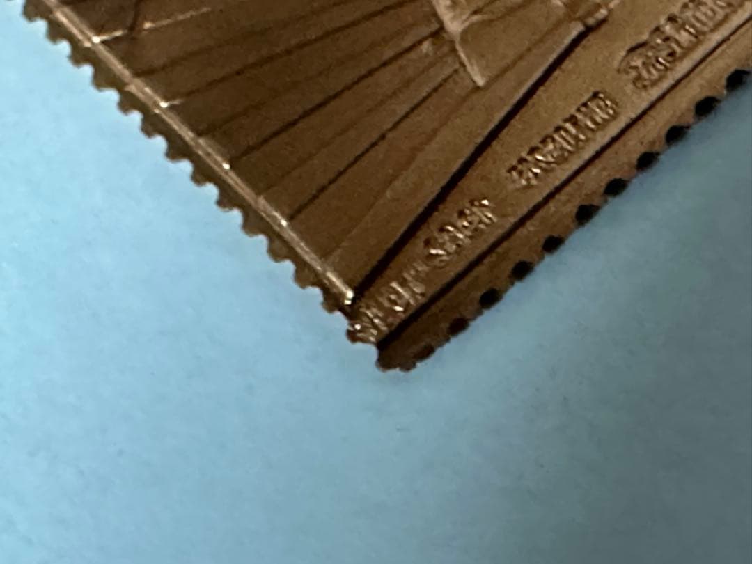 希少　松本徽章工業　純金刻印　純金/純銅　5.11g 純度保証　2枚セット