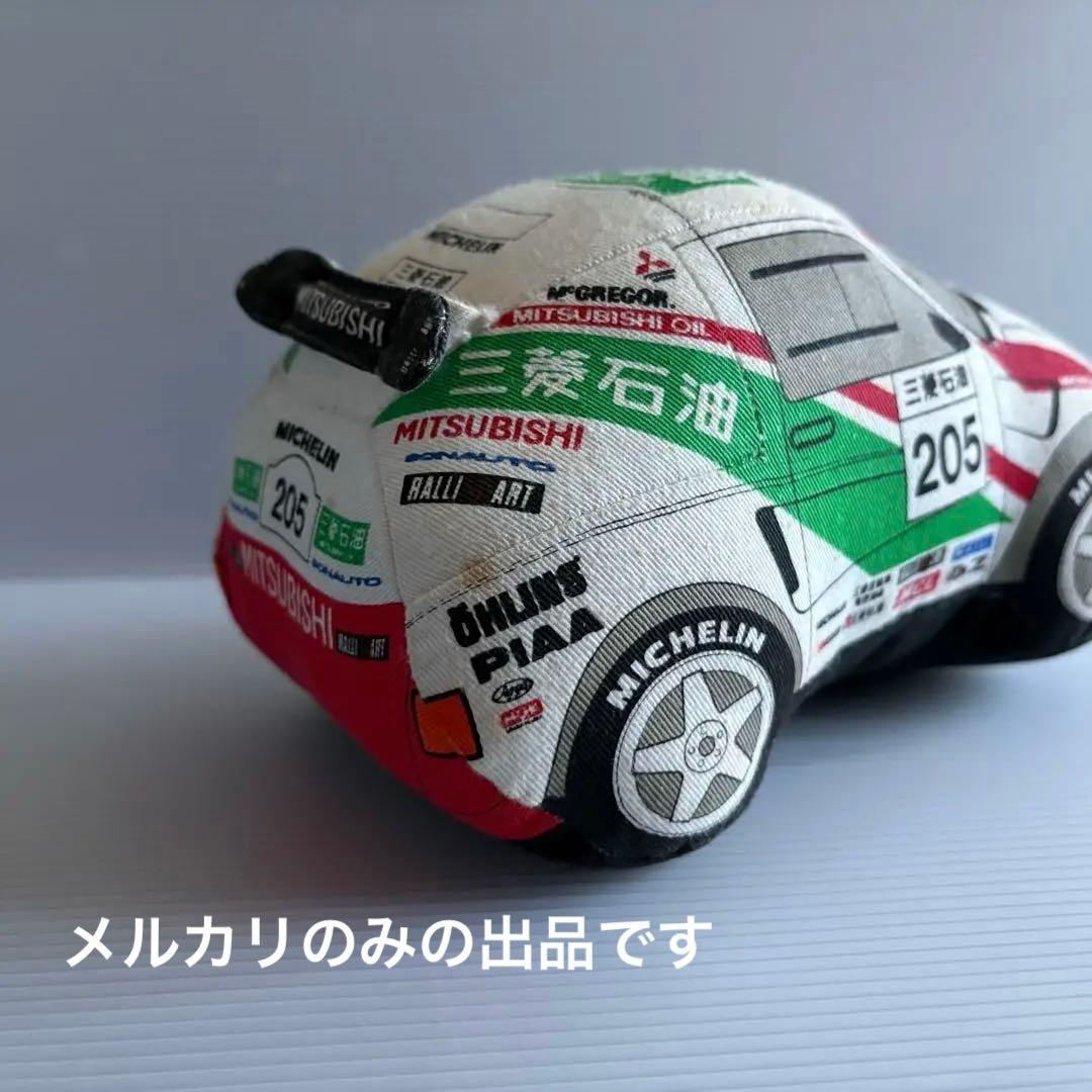ぬいぐるみ　パジェロ　三菱石油 ラリーアート 205号　篠塚建次郎ダカールラリー