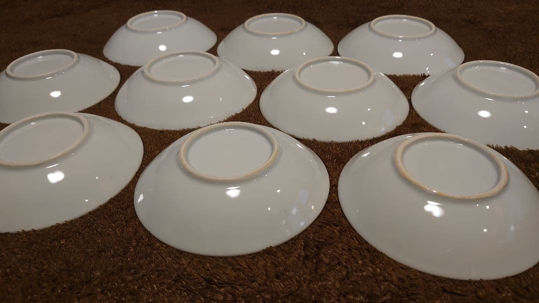 古伊万里　伊万里　染付　豆皿　菓子皿　桐紋　１０客