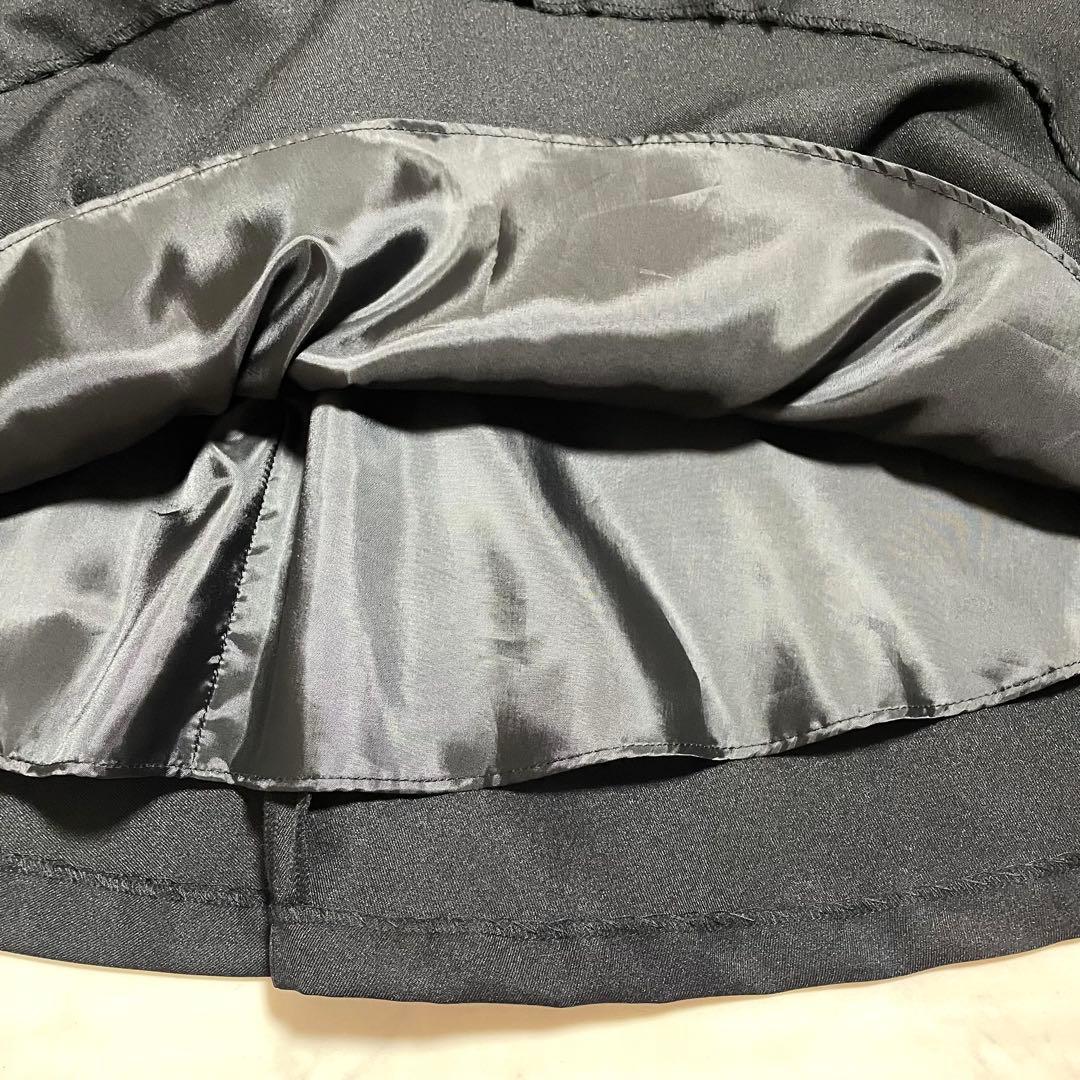 極美品♪アリサナ 165 スーツ 卒業式 黒 ロングスカート セットアップ