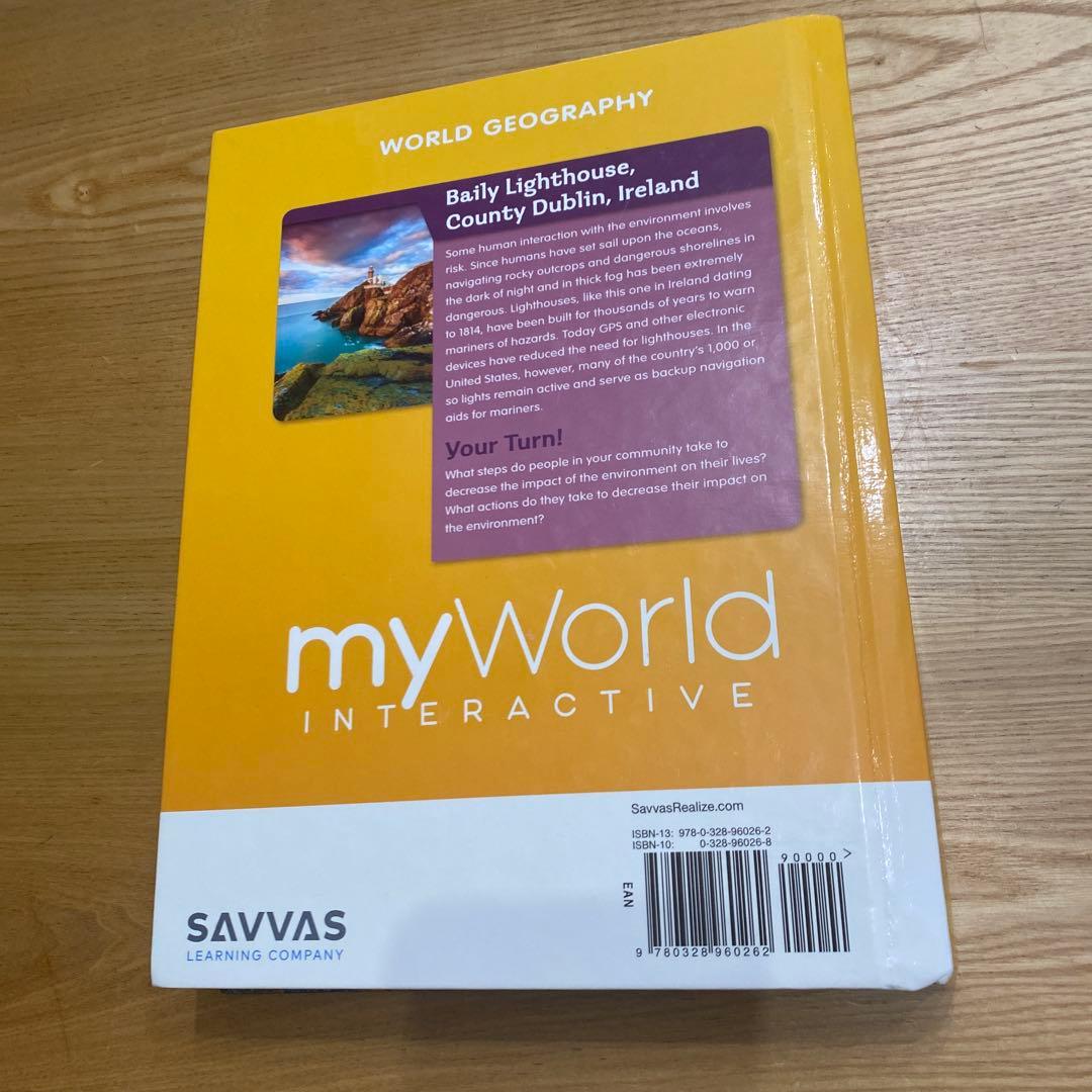 語学・辞書・学習参考書 myWorld Interactive World Geography
