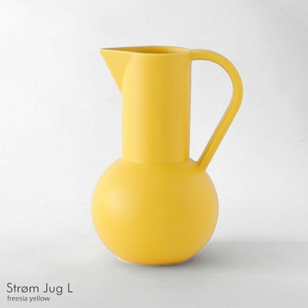 花瓶・フラワースタンド raawii Strom Jug L freesia yellow