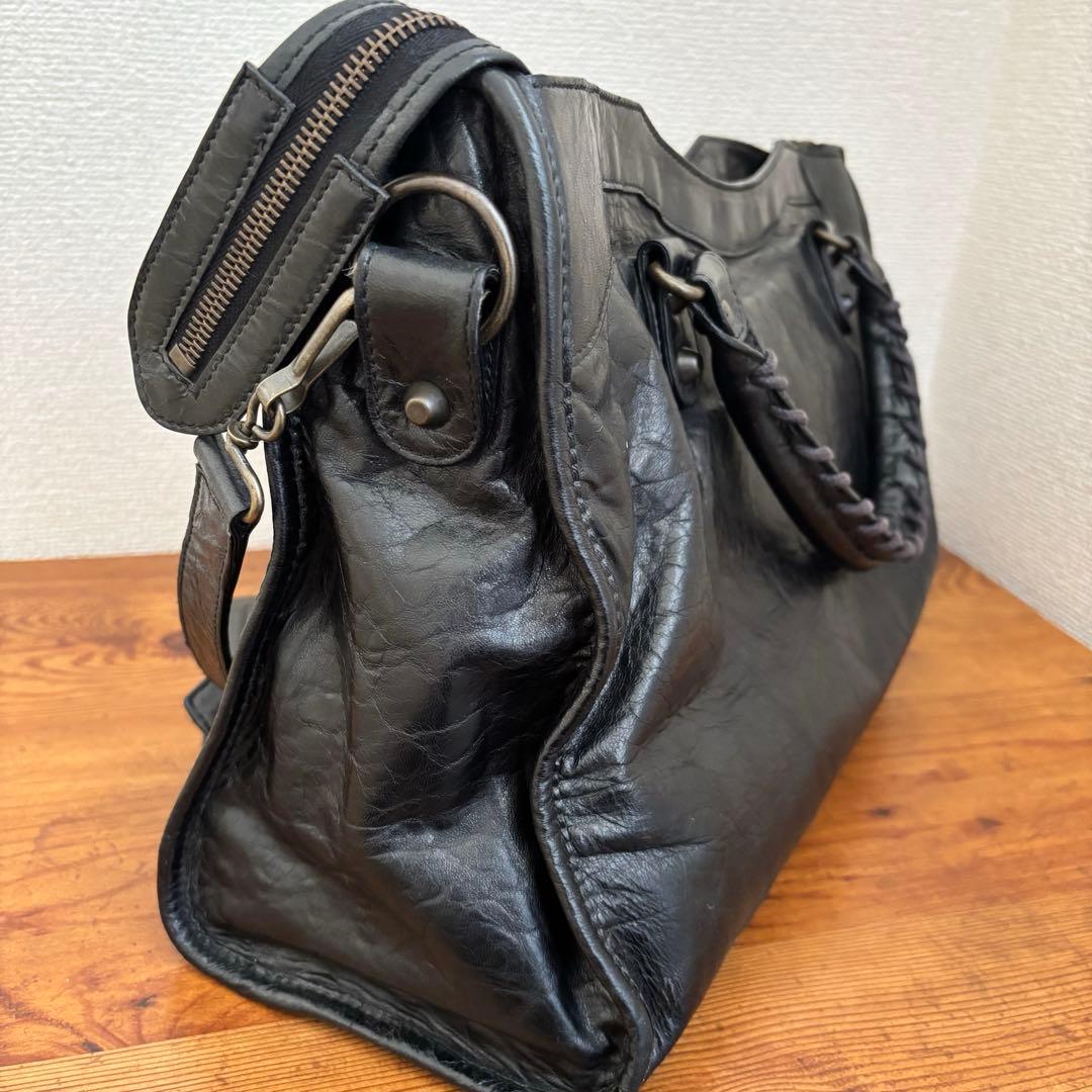 バレンシアガ　シティ　ブラック