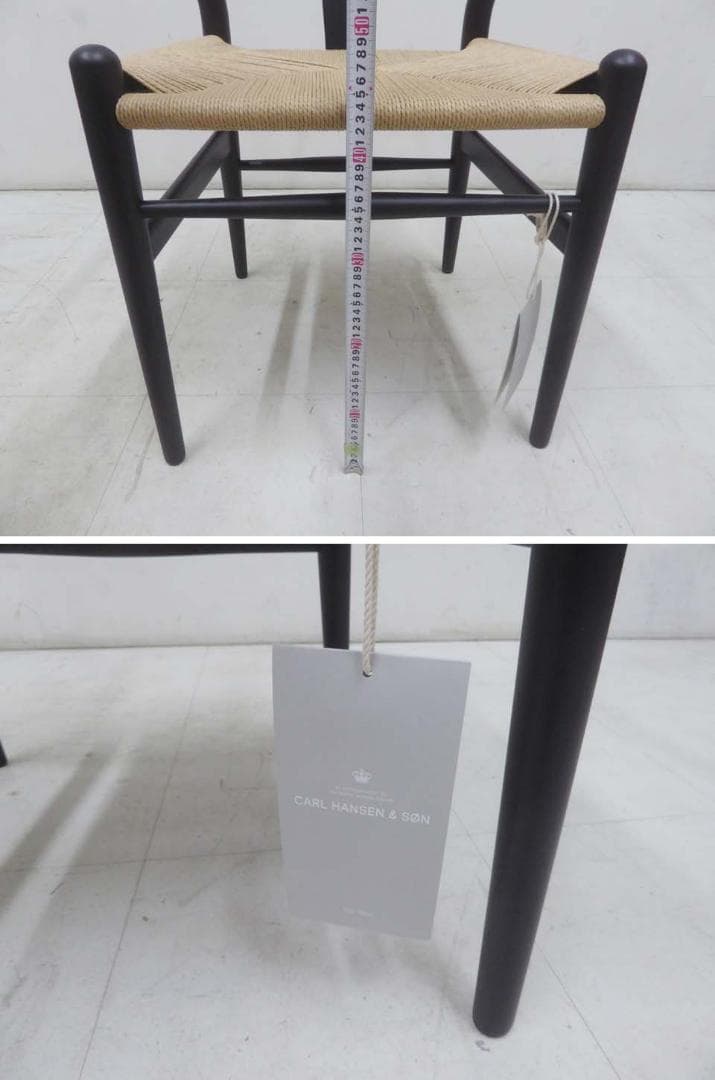 新品 正規品■カールハンセン＆サン■CH24 Yチェア Soft Black-5