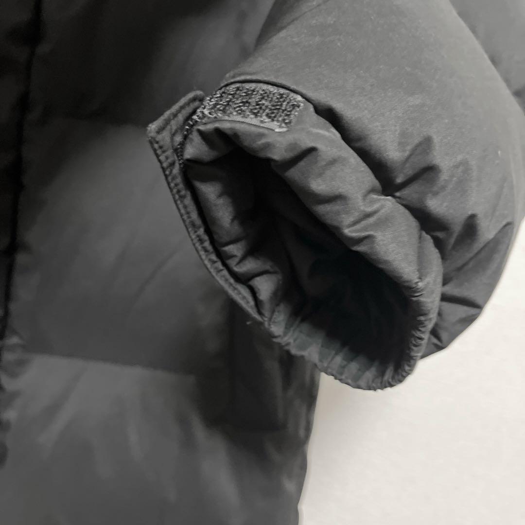 ノースフェイス ロングダウンジャケット メンズXL ブラック ベンチコート