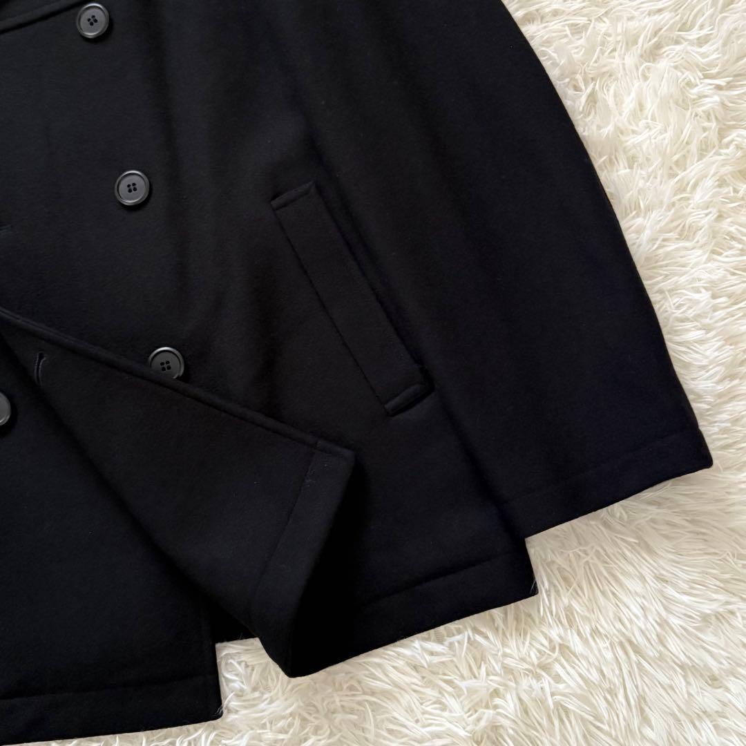 美品 Paul Smith LONDON ピーコート L ウールカシミヤ 黒