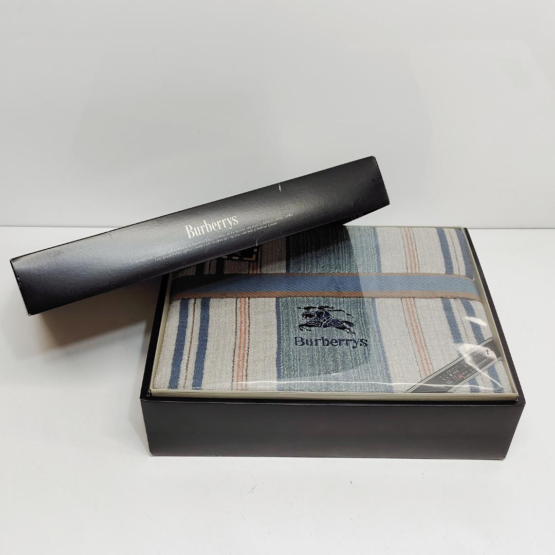 未使用 バーバリー タオルケット 2点セット エリオット m953