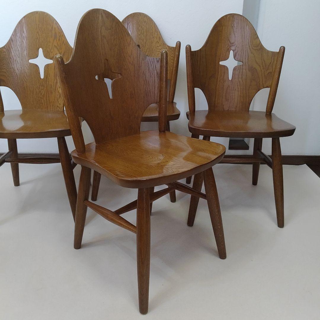 希少なお品　飛騨の家具　WINDS 太平　ダイニングチェア　チャーチチェア