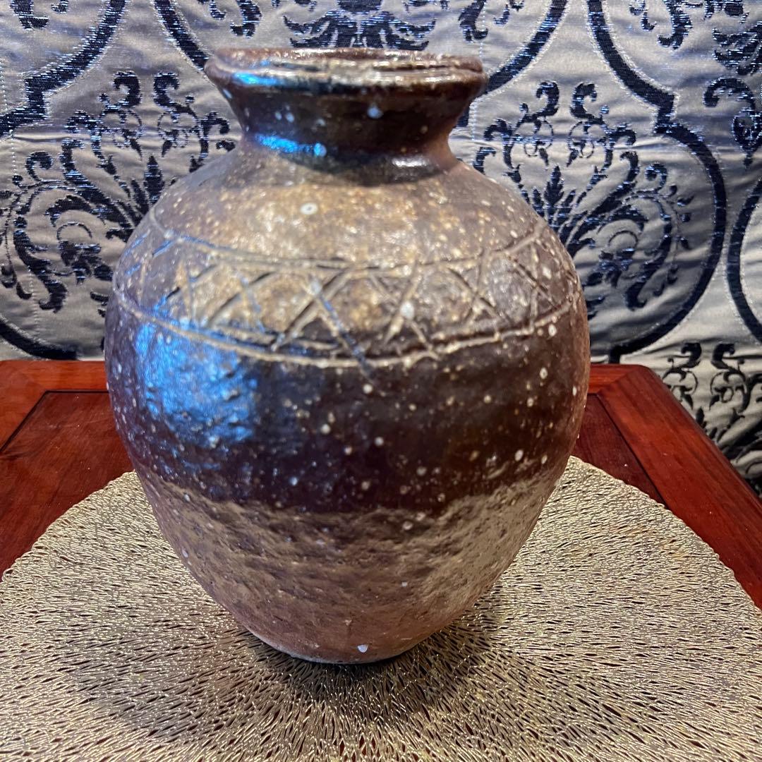 信楽焼　壺　花器　花入　Japanese traditional crafts