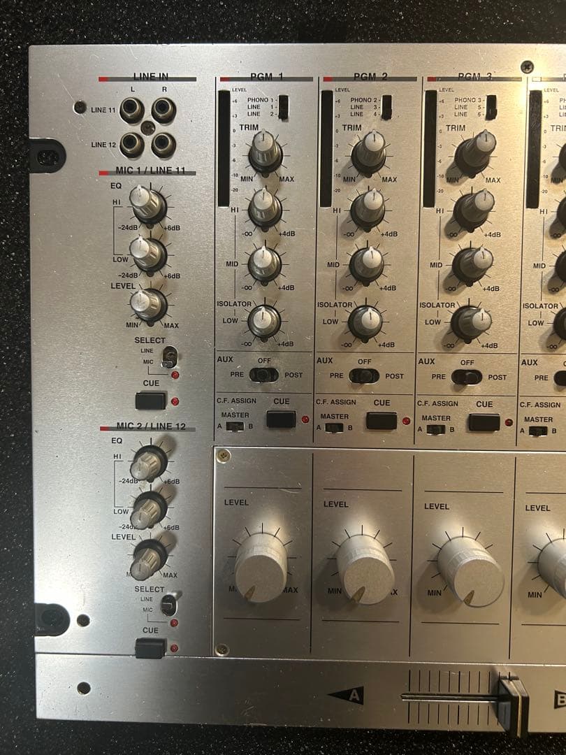 Vestax PMC-500 ロータリーミキサー 電源 ケース 縦フェーダー