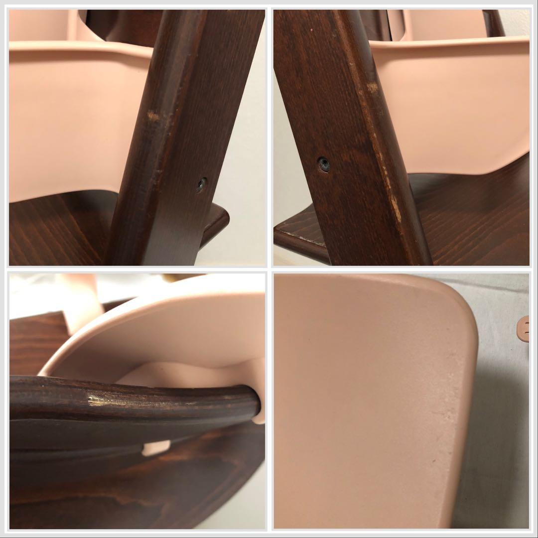 送料込★現行型 C/N4ベビーセット無★ストッケ トリップトラップ 茶色