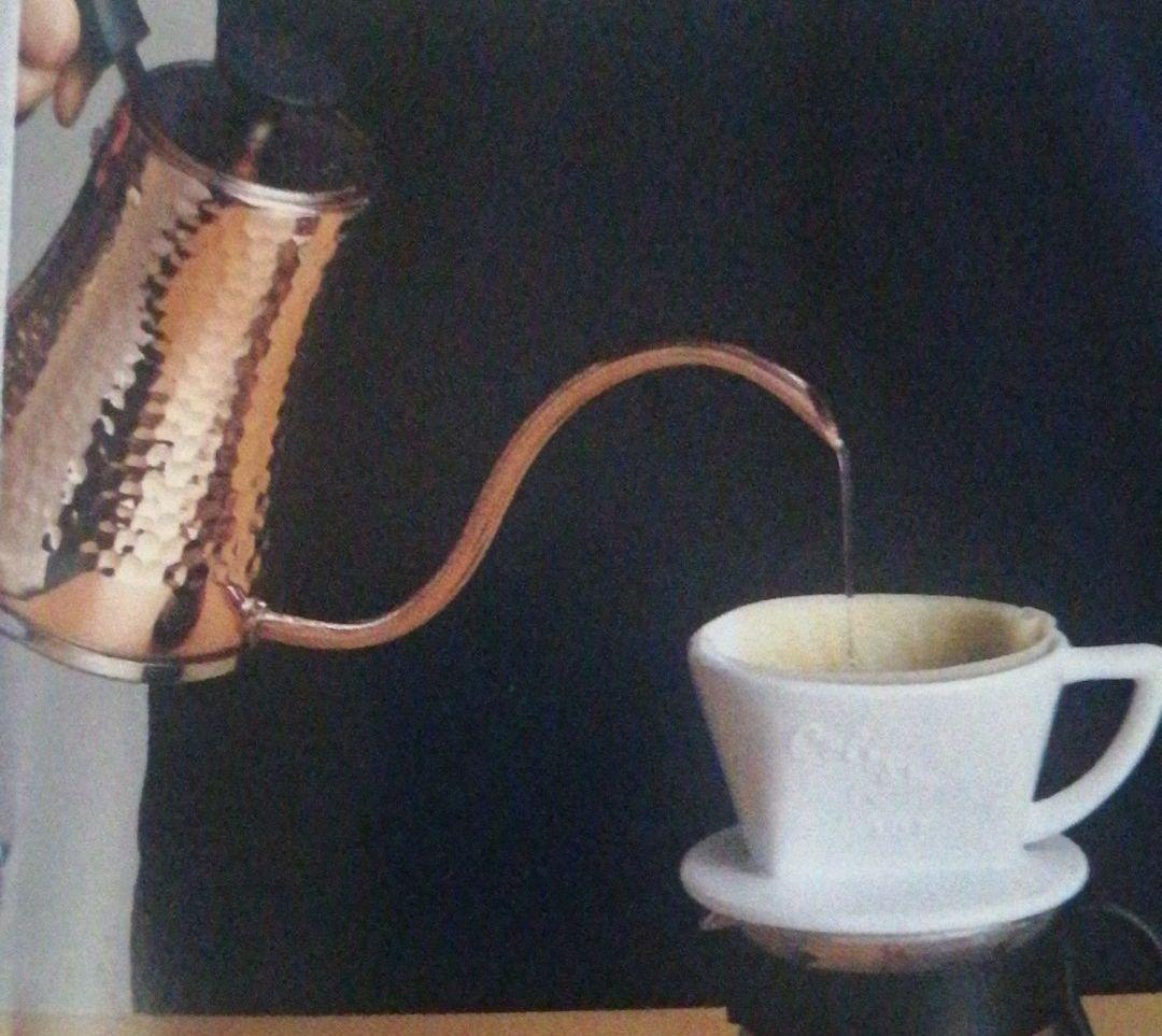 IH対応　銅製コーヒードリッパーケトル