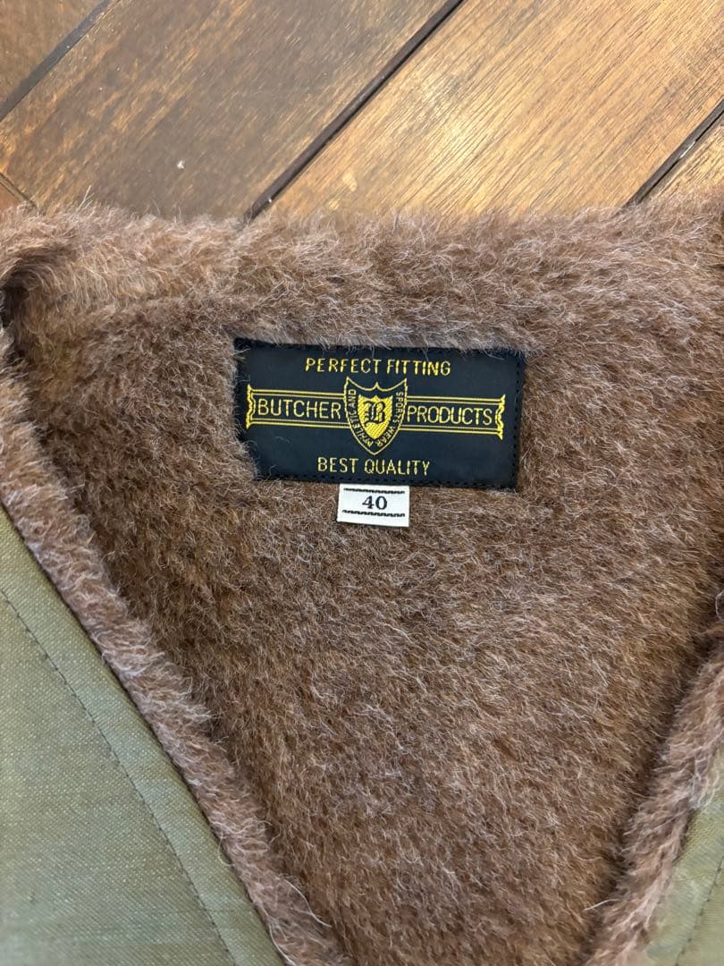 BUTCHER PRODUCTS Vネックベスト 40サイズ