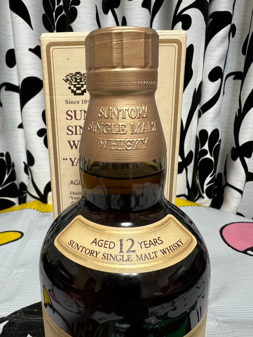 サントリー シングルモルトウイスキー 山崎 12年 750ml 華ラベル