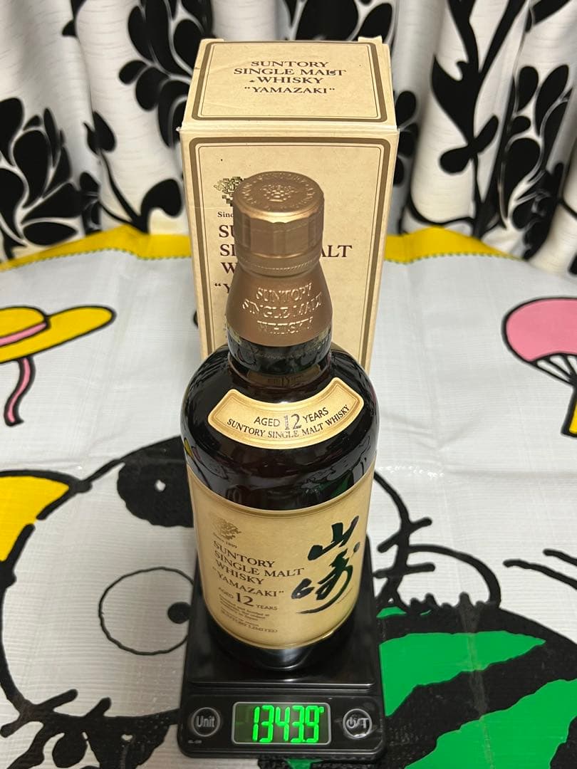 サントリー シングルモルトウイスキー 山崎 12年 750ml 華ラベル