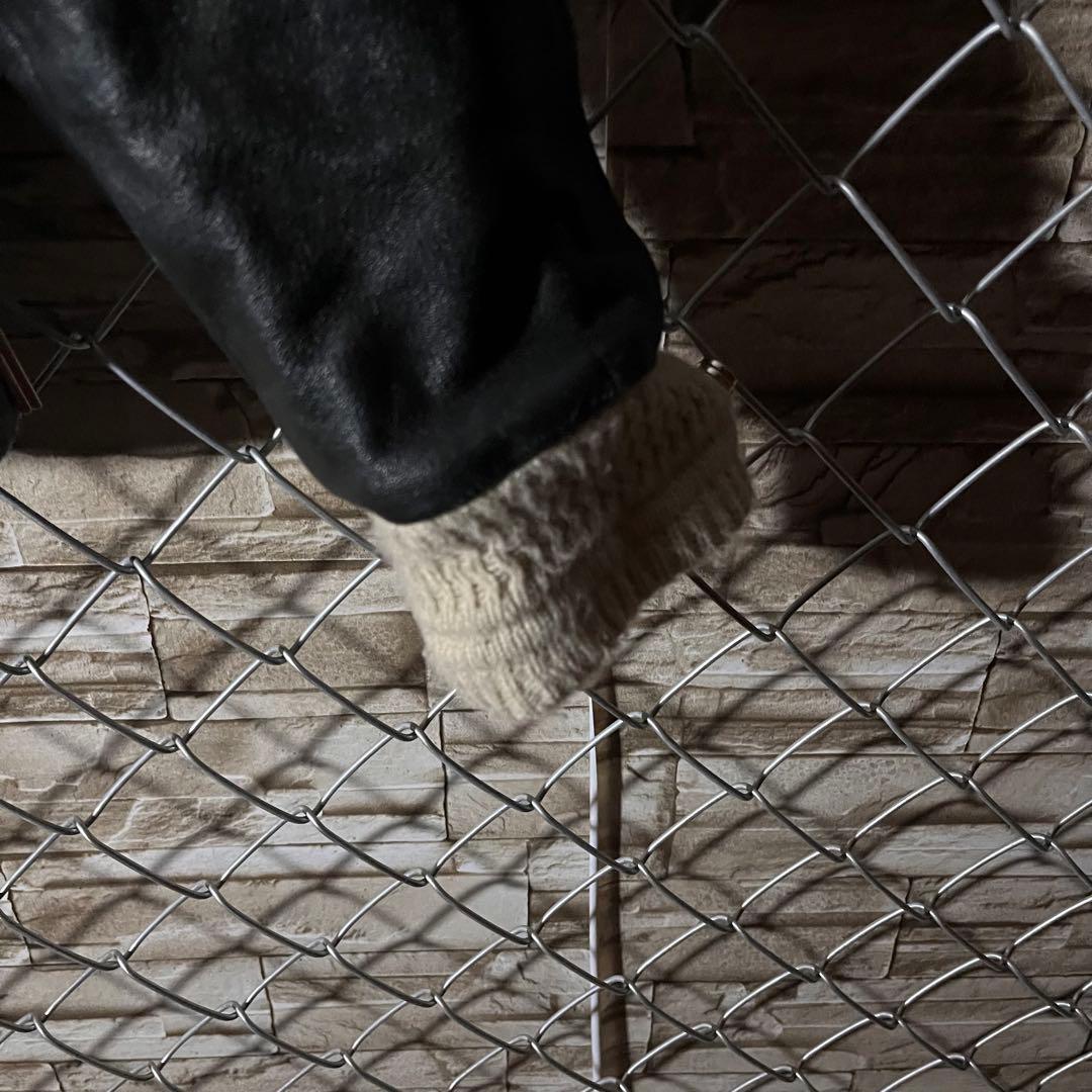 【激レア】BURNOUT 袖レザー　ウール　スタジャン　L takuya∞着用