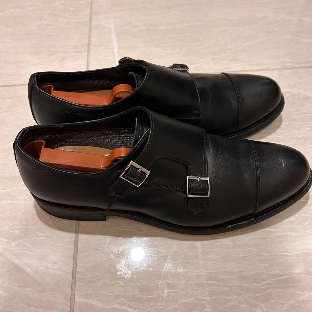 リーガル　ゴアテックス　 ダブルモンク　ビジネスシューズ　25.5