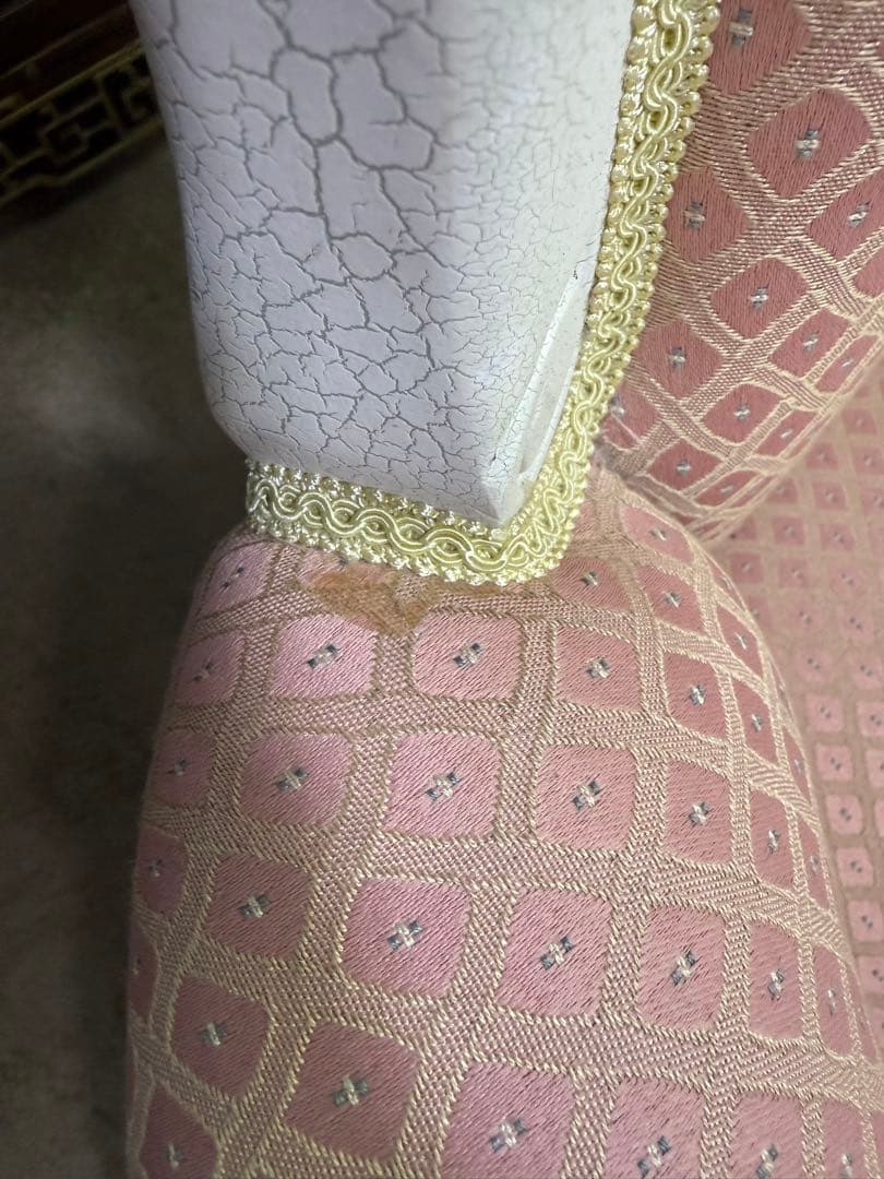 クラシック ピンク プリ ンセスチェア 椅子