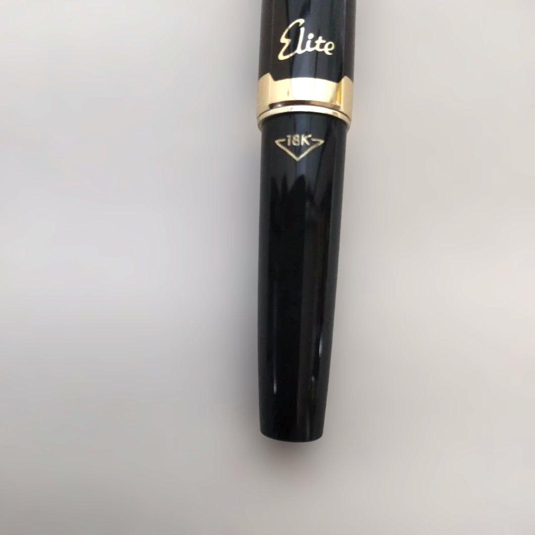 PILOT エリート万年筆 ペン先18K-750 F 美品
