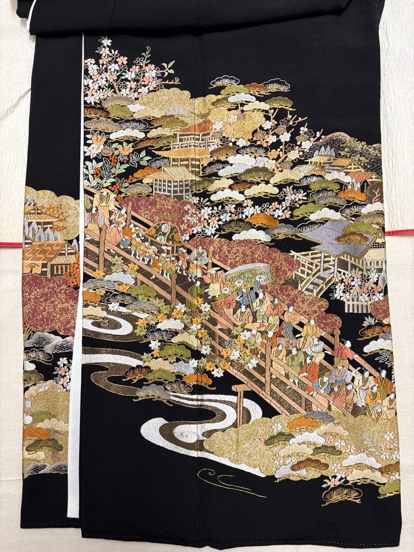 黒留袖フルセット 刺繍 s2601261