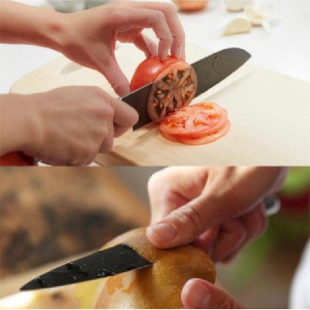 新品 remy クロの包丁 3点セット 三徳包丁 ペティ ナイフなハサミ