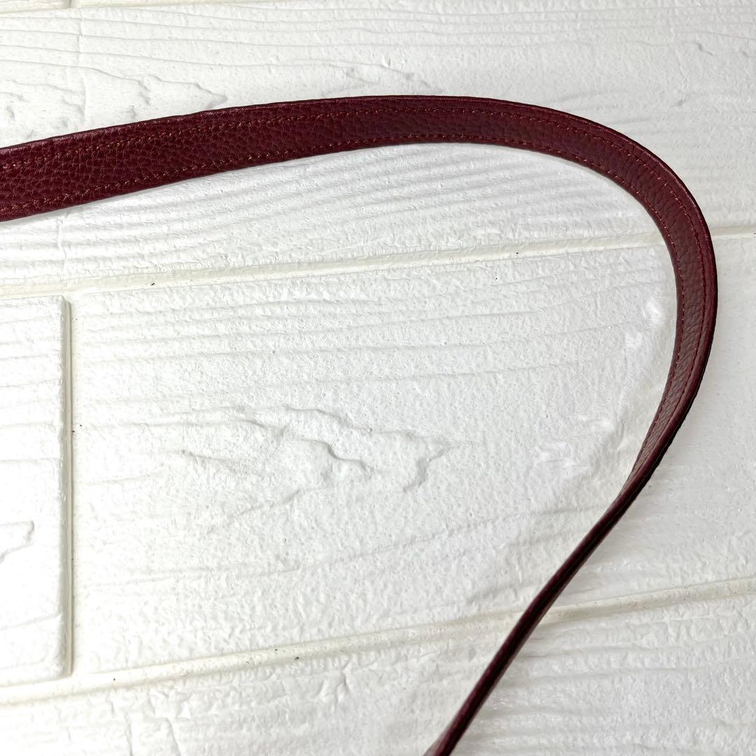 ✨上美品✨☘️Cartier☘️✨ショルダーバッグ✨マストライン✨ボルドー✨