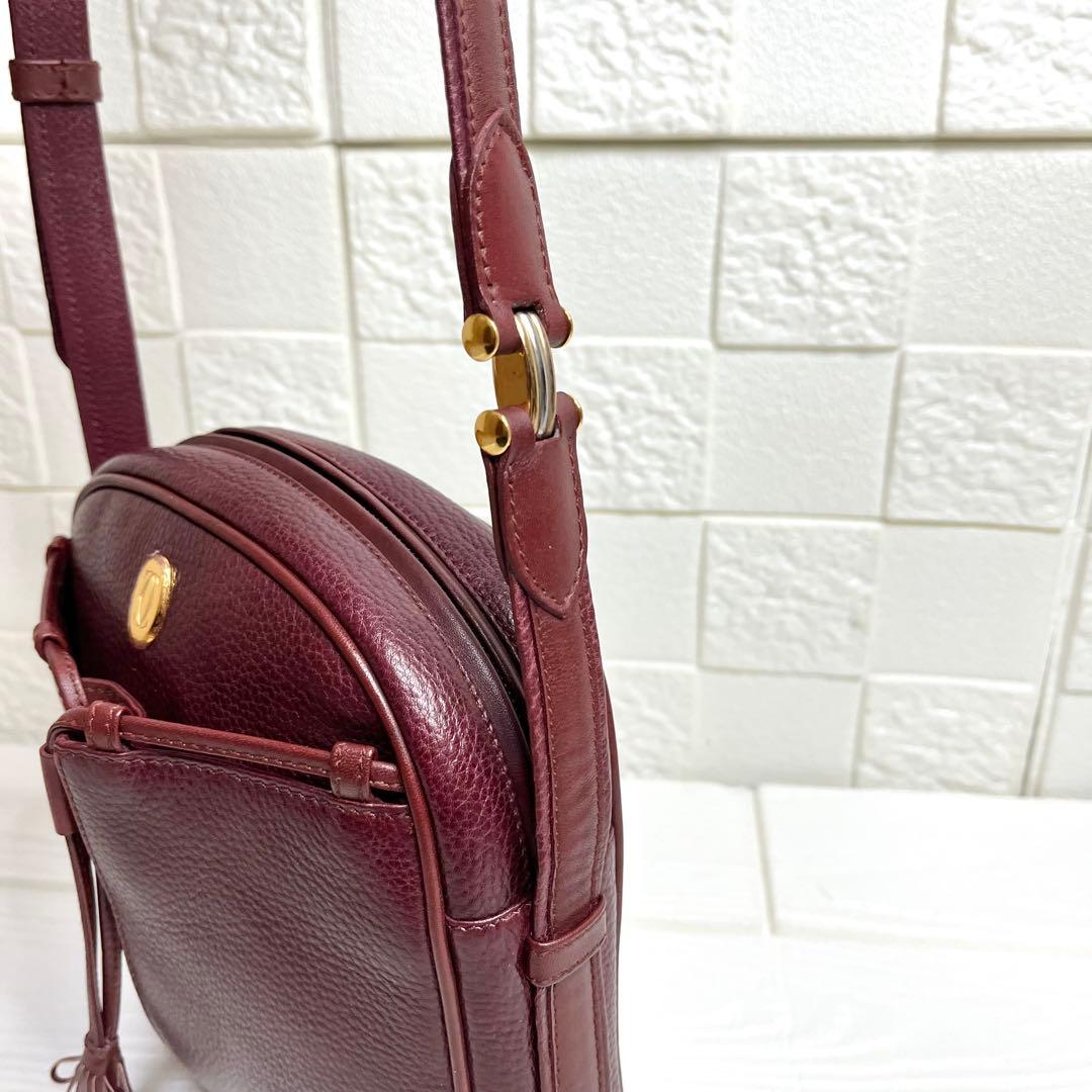 ✨上美品✨☘️Cartier☘️✨ショルダーバッグ✨マストライン✨ボルドー✨