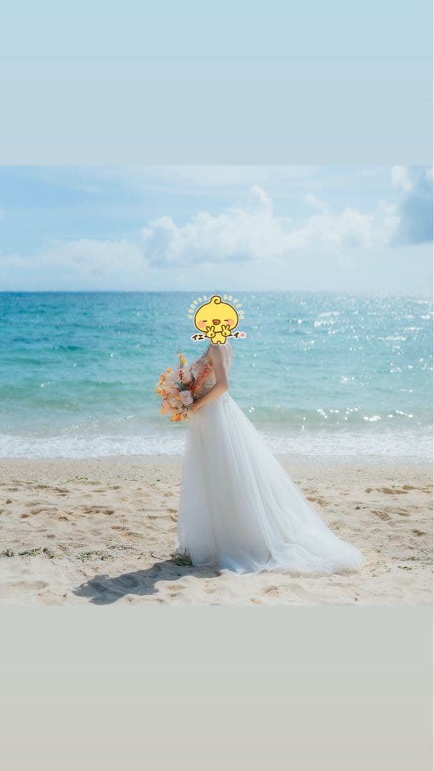 ドレスプロダクション Vネック ゴールド刺繍 Aラインドレス ( W167 )