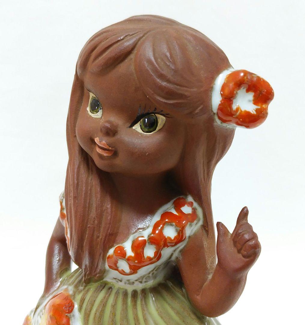 ハワイアン人形 フラドール置物❤︎1960年ハワイアンティーク・オリジナル人形