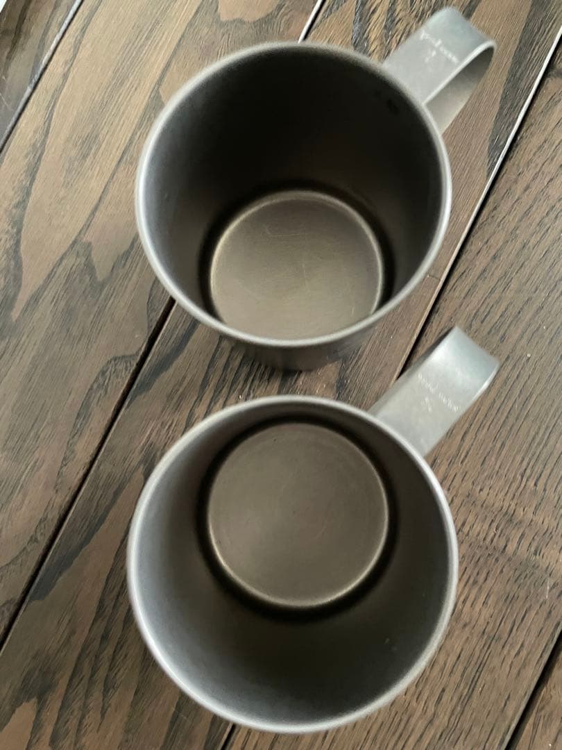 廃盤品 peak スノーピーク チタン シングルマグ 220 2個