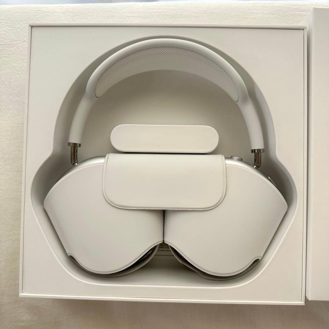 【バッテリー、ヘッド新品✨】Apple airpods max シルバー