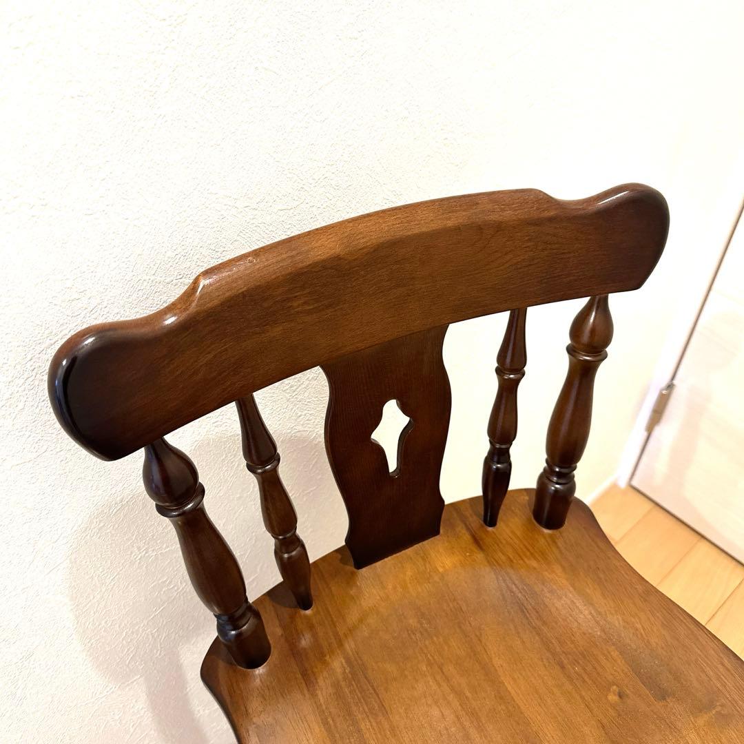karimoku カリモク コロニアル回転式ウィンザーハイチェア　高級②