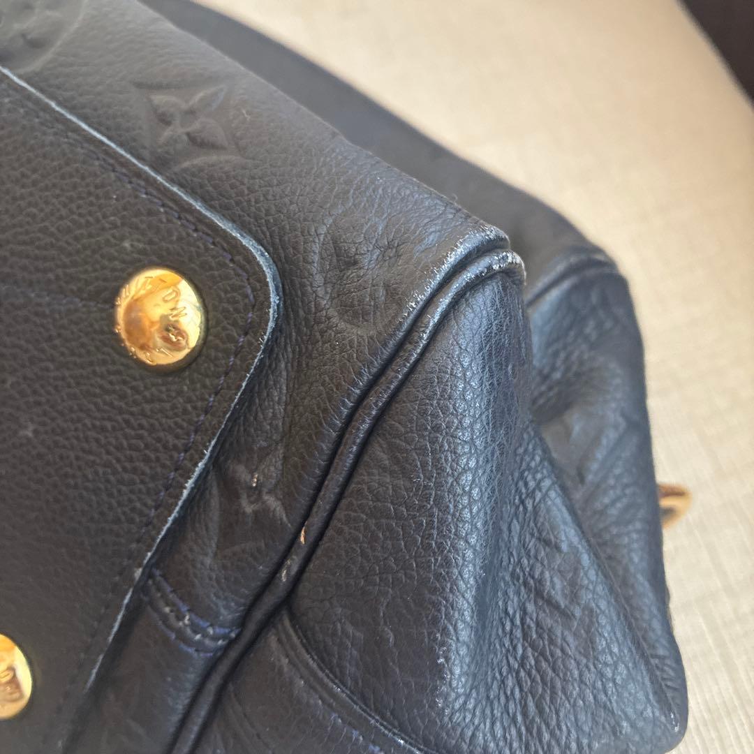 くぅ♡Louis Vuitton レザーハンドバッグ　アンプラント