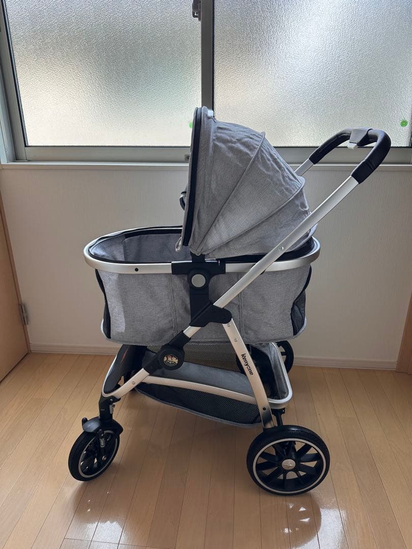 美品‼️Kenyone C510 グレイ ペットカート ☆グレー
