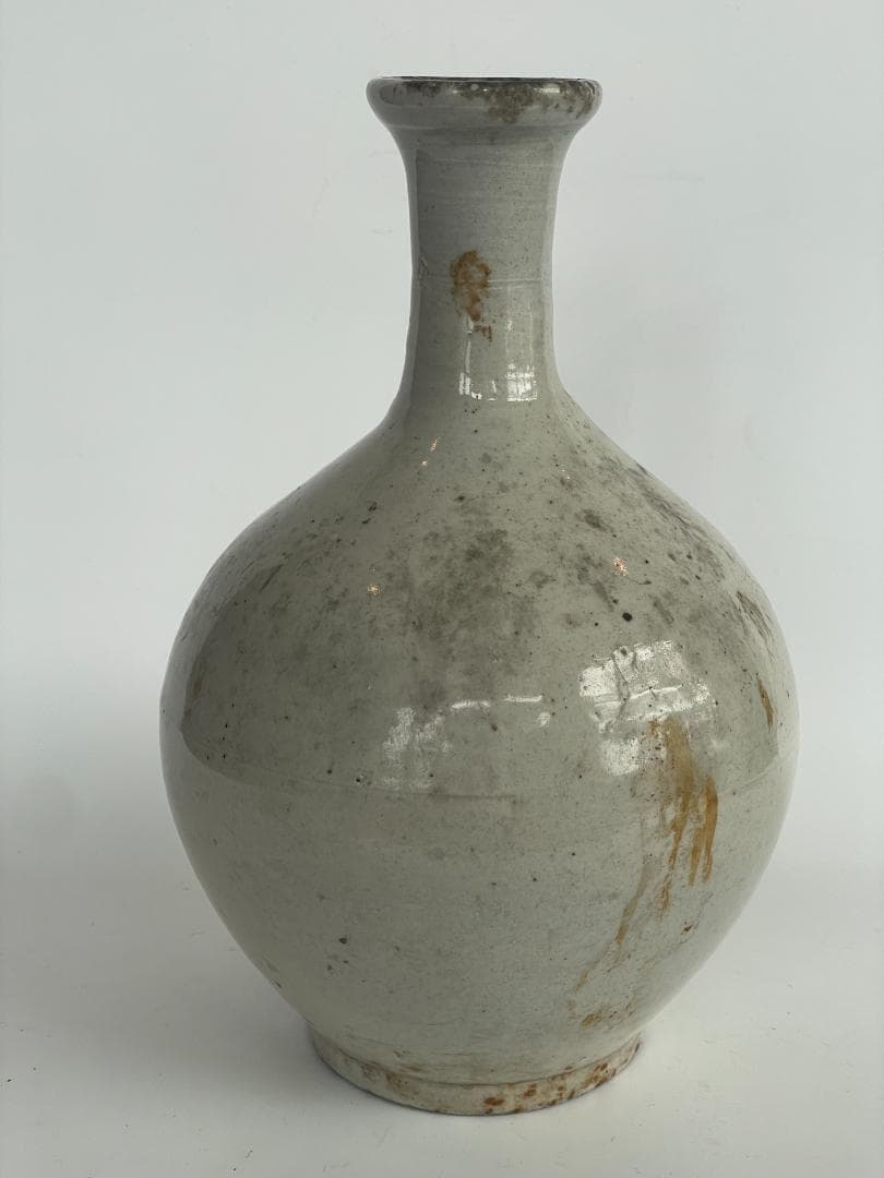 李朝 白磁 徳利 朝鮮 古陶 酒器 壺 壷 古美術 骨董 高麗 花瓶 唐物 美品
