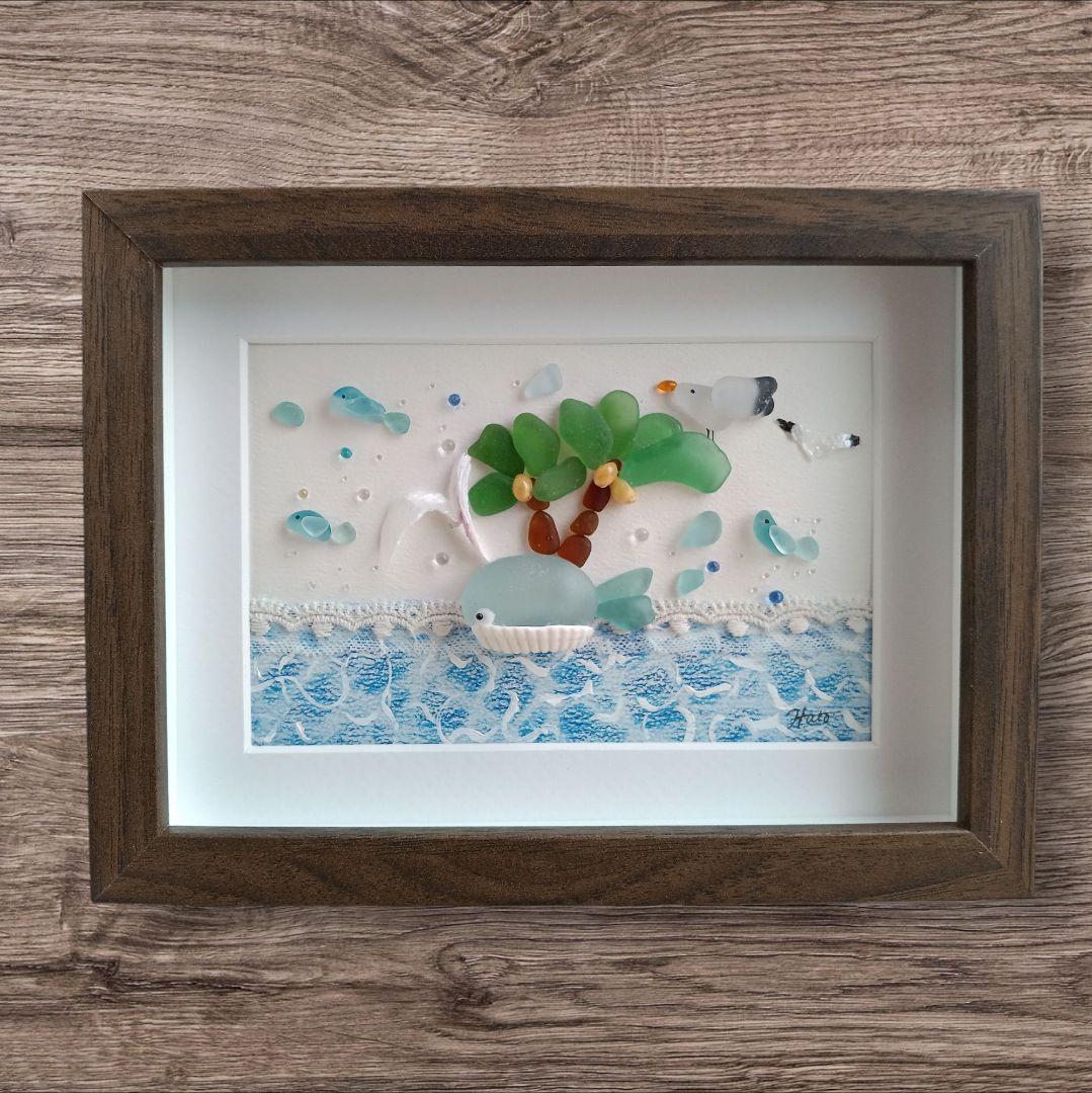 シーグラスアート　クッキー様　ご確認用　3点