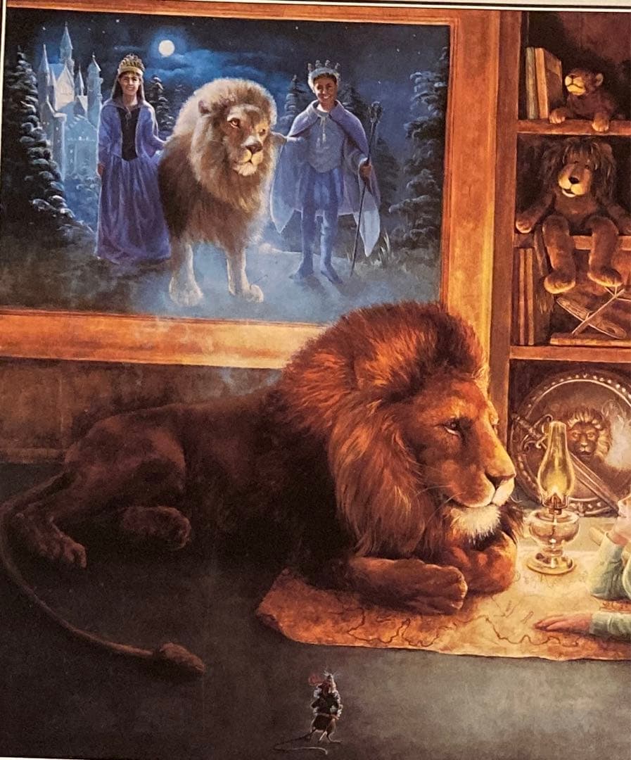 Lynn Lupettiリトグラフ ライオンハート ナルニア国　COA認定書付き