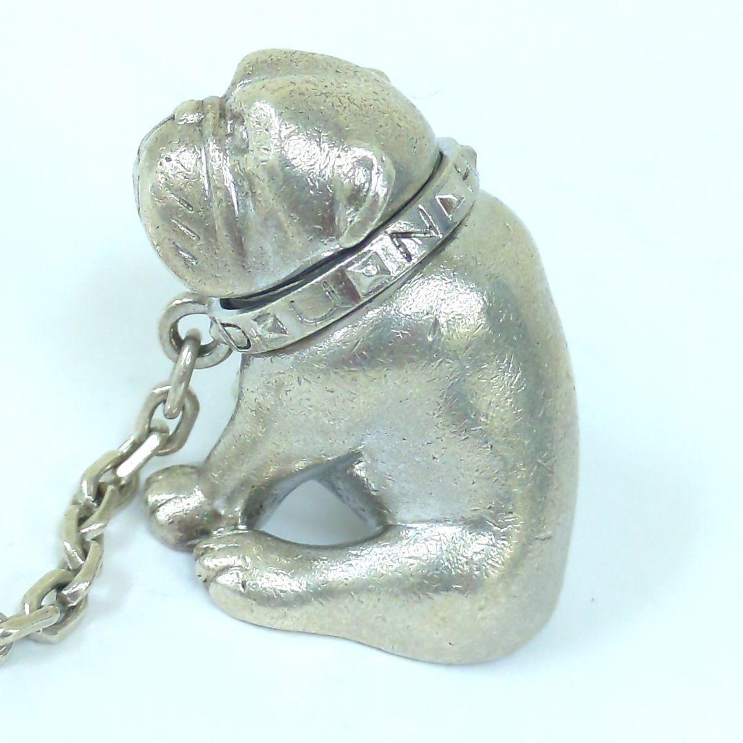 ダンヒル ブルドッグ キーホルダー キーリング シルバー925