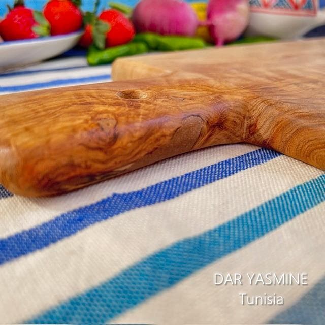 オリーブの木　持ち手角型　シンプルながらもオリーブの良さを　約39.5cm