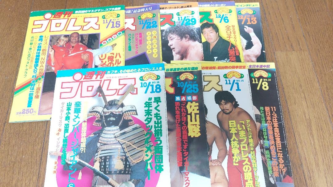 週刊プロレス　創刊号～30号