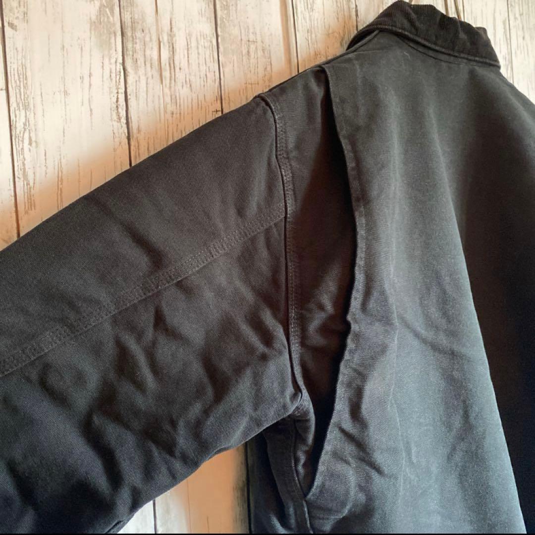 【とも】カーハート デトロイトジャケットBLK 黒 ブラック L USA製