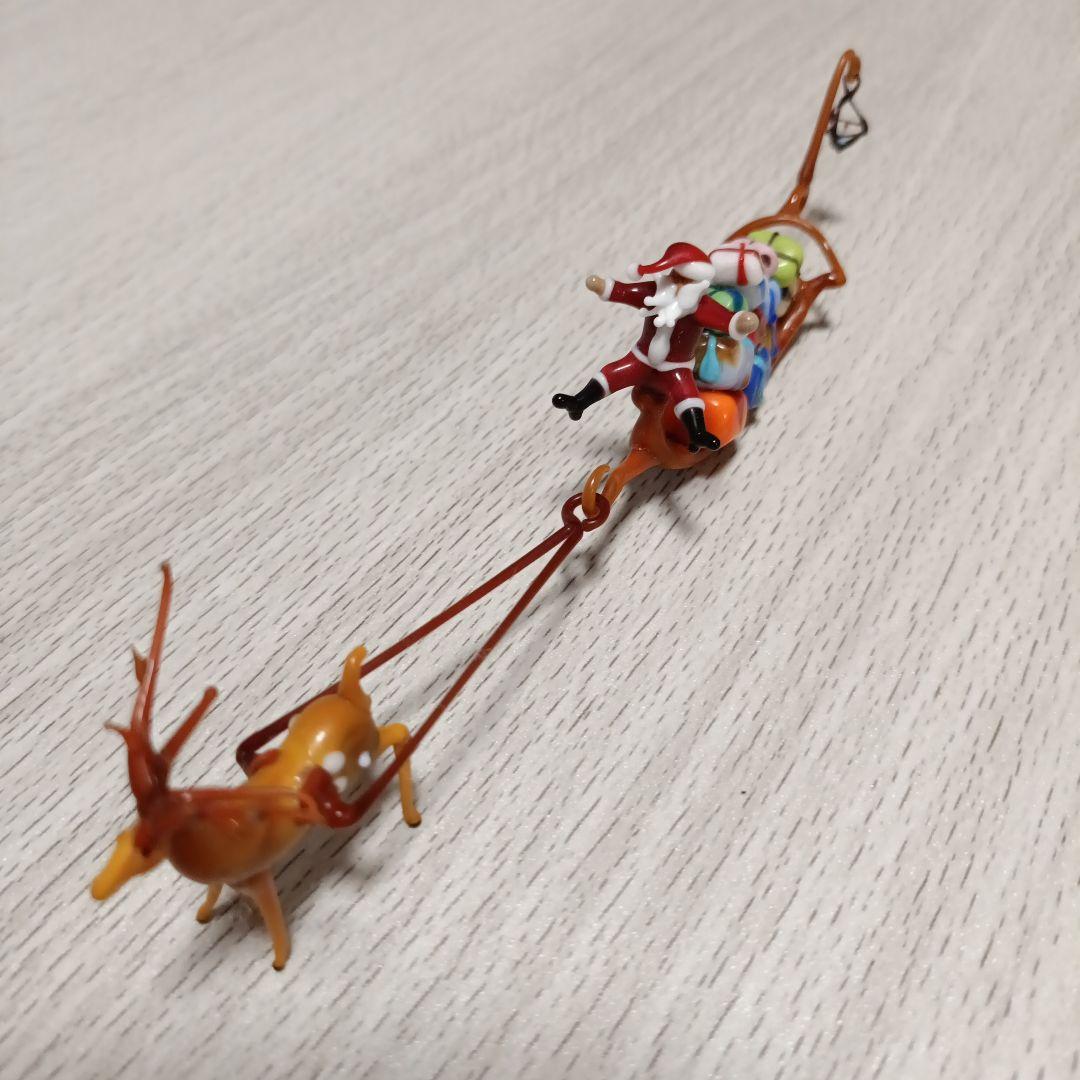 1点物　イタリア ベネチアで購入　サンタクロース ガラス製品