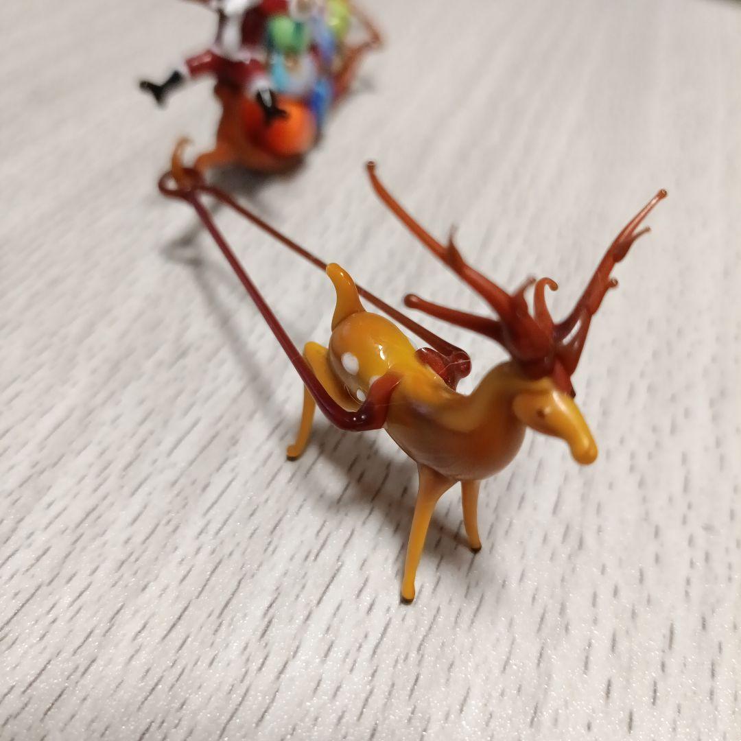 1点物　イタリア ベネチアで購入　サンタクロース ガラス製品