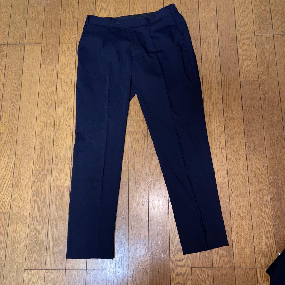 【極美品】ジョンピアース スリーピース スーツ A6 濃紺 シャワークリーン