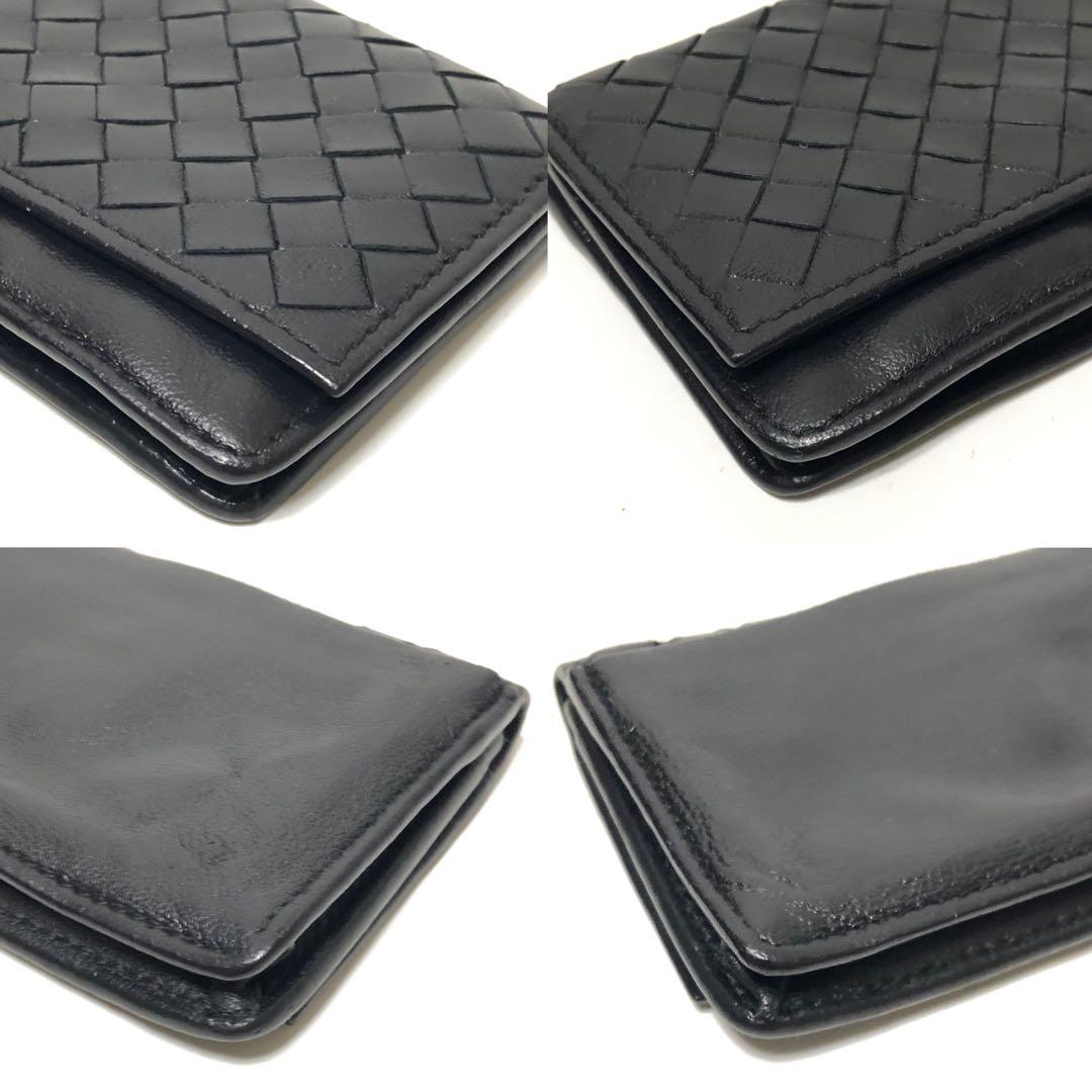 【美品】ボッテガヴェネタ　イントレチャート　カードケース　名刺入れ