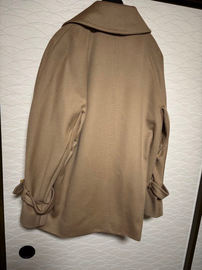 Max Mara Studioベージュ ダブルブレストコート 新品タグ付き