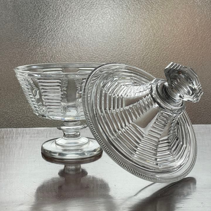 極稀少オールドバカラBACCARATドラジェワール菓子器1840年